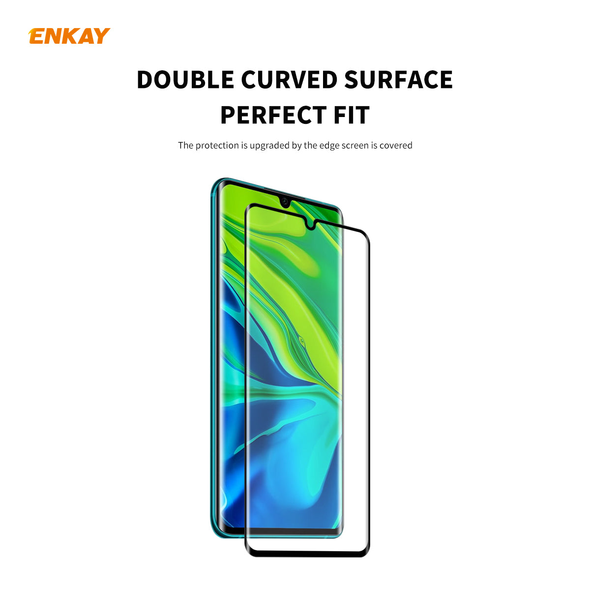 ENKAY 0.26mm 9H 3D Curved Full Glue Tempered Glass Full Screen Film Protector for Xiaomi Mi Note 10 Pro Note 10 Mi CC9 Pro ENKAY 0.26mm 9H 3D Curved Full Glue Tempered Glass Full Screen Film Protector for Xiaomi Mi Note 10 Pro Note 10 Mi CC9 Pro